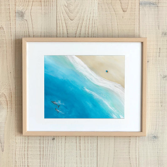 "Big Beach" Matted Print