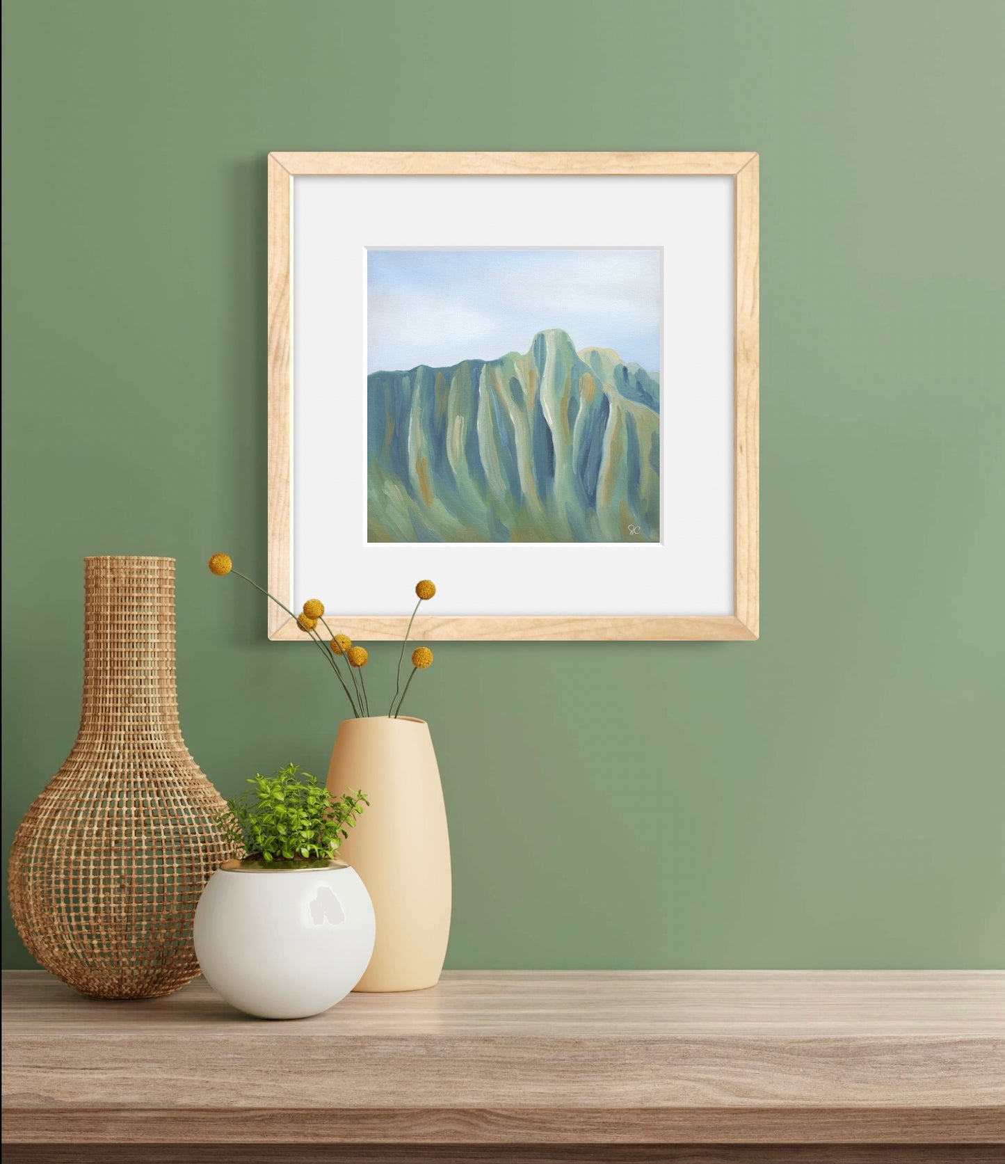 "Brave" Matted Print