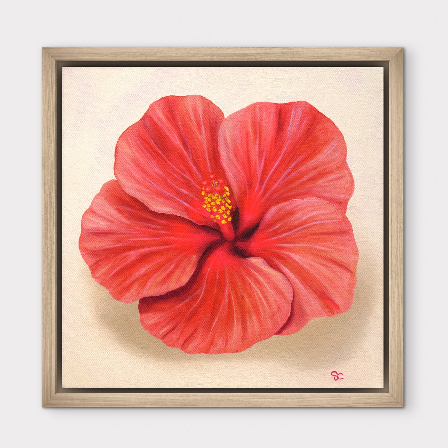 "Hibiscus No. 1" Canvas Print