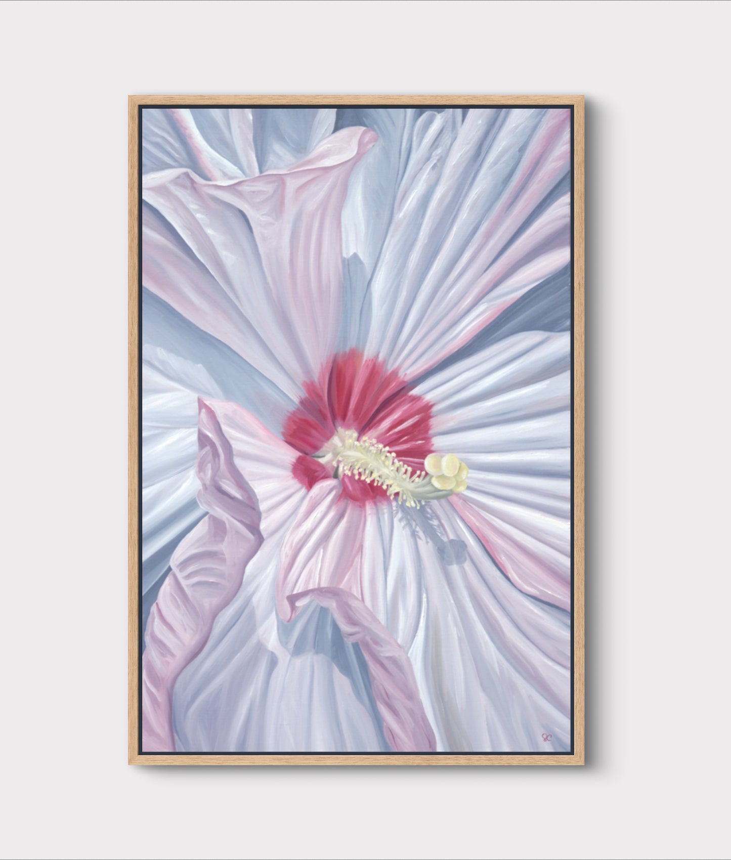 "Hibiskiss" Original Oil Painting