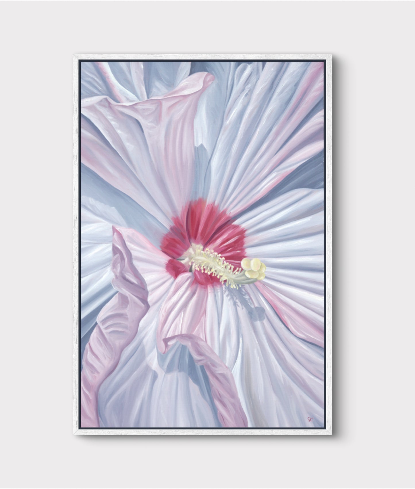 "Hibiskiss" Original Oil Painting