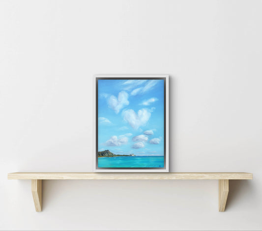 "With Love, From Waikīkī" Canvas Print