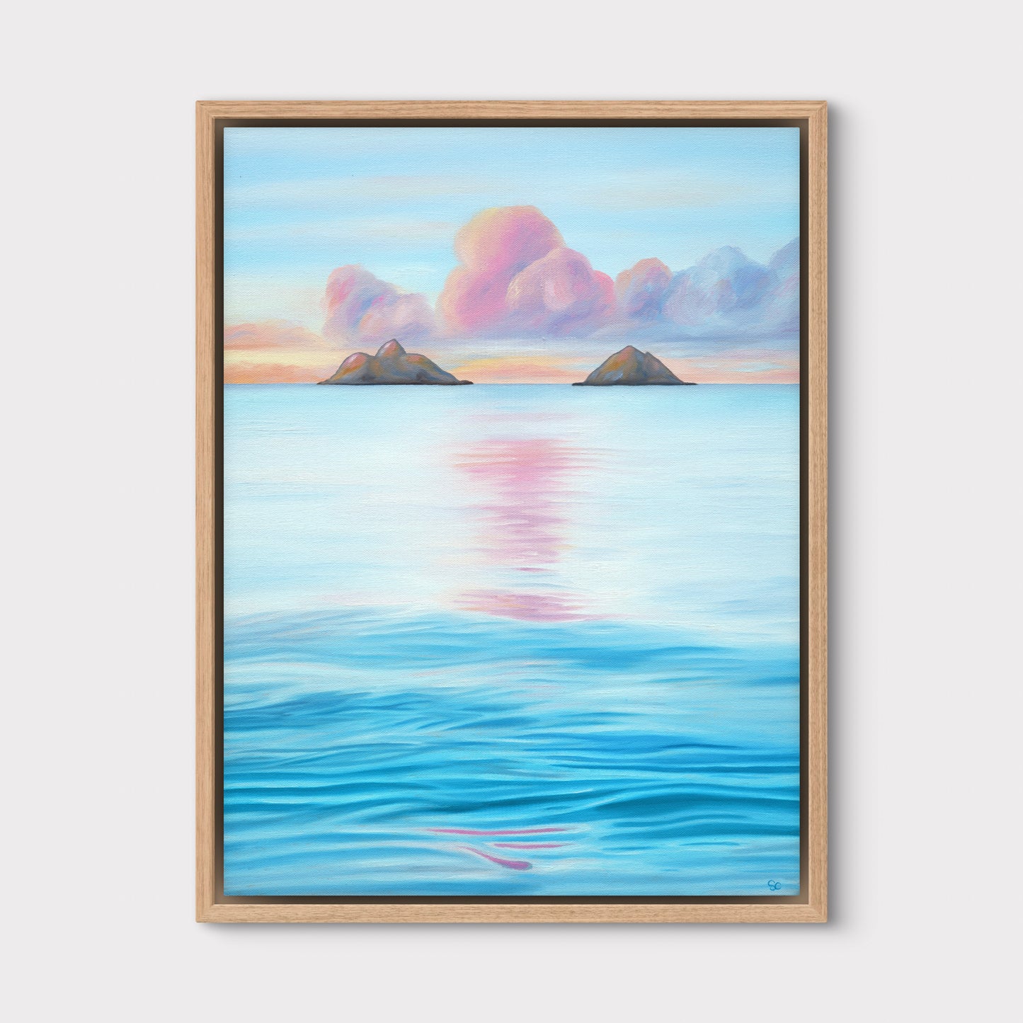"Peaceful Moments at Lanikai" Canvas Print