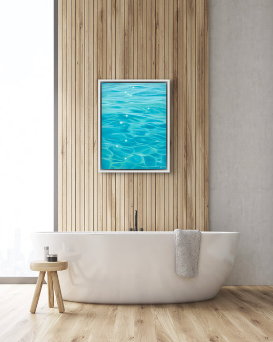 "Ocean's Shimmer" Canvas Print