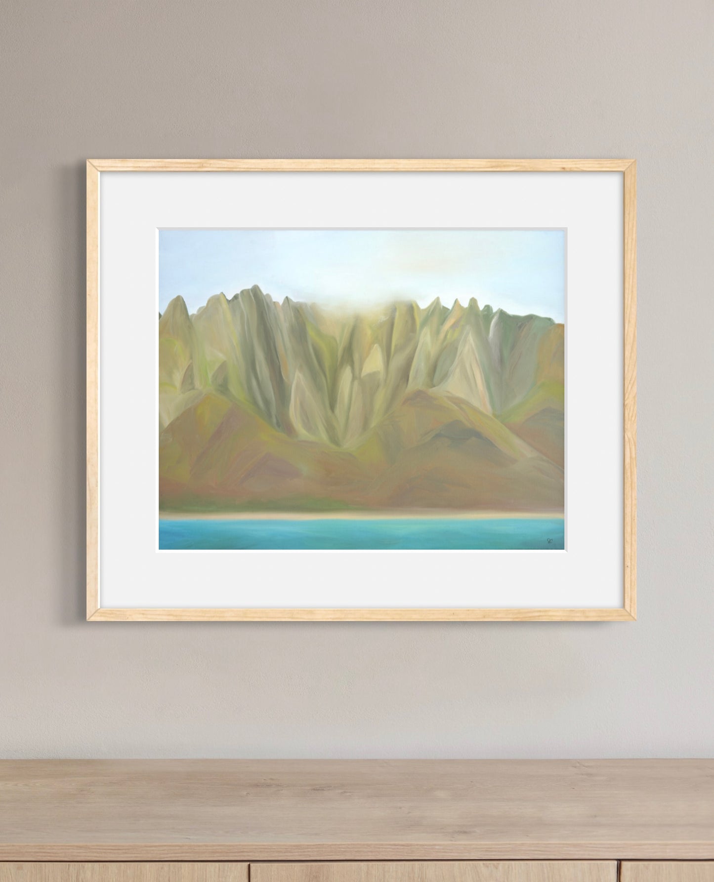 "Nā Pali Adventures" Matted Print