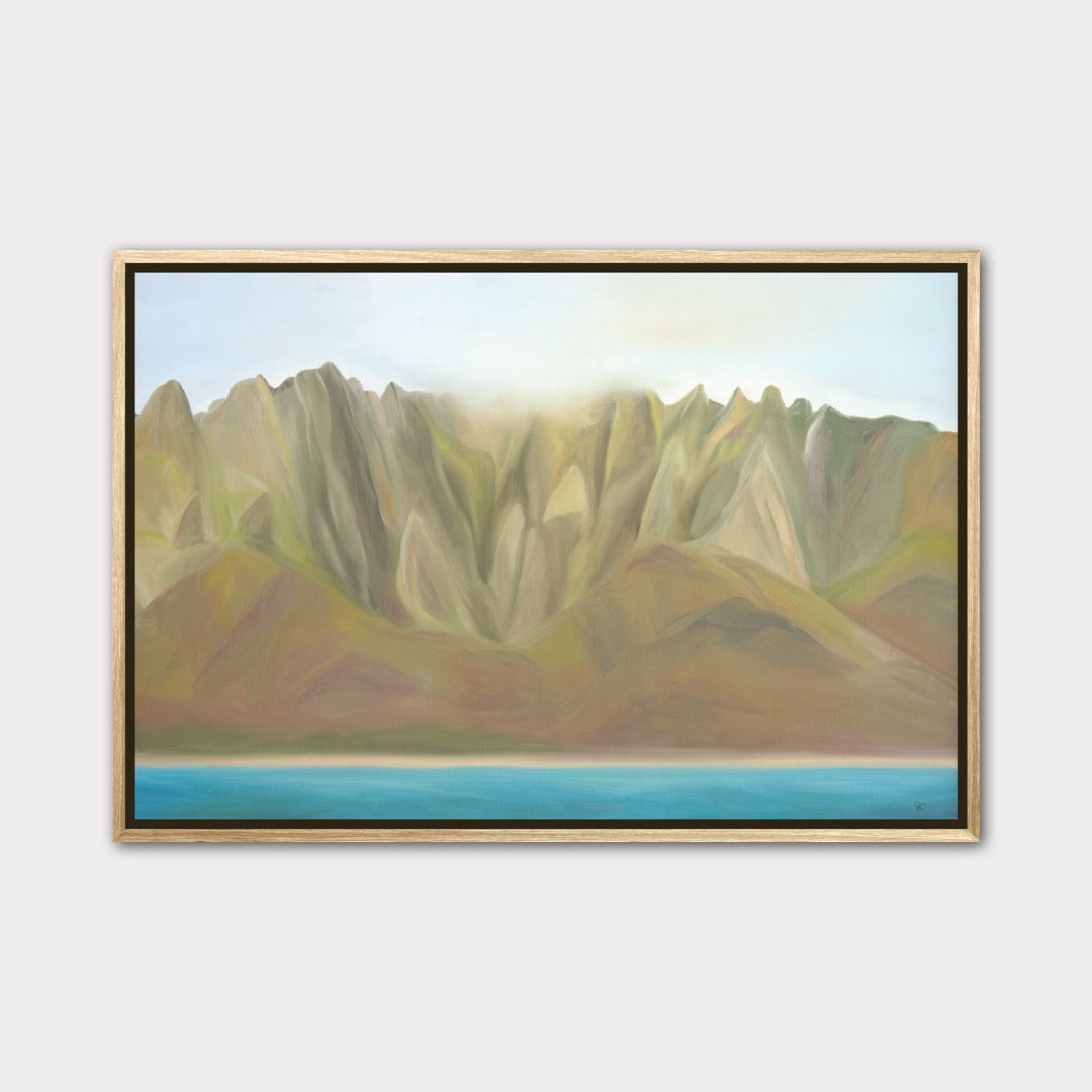 "Nā Pali Adventures" FRAMED Original Oil Painting