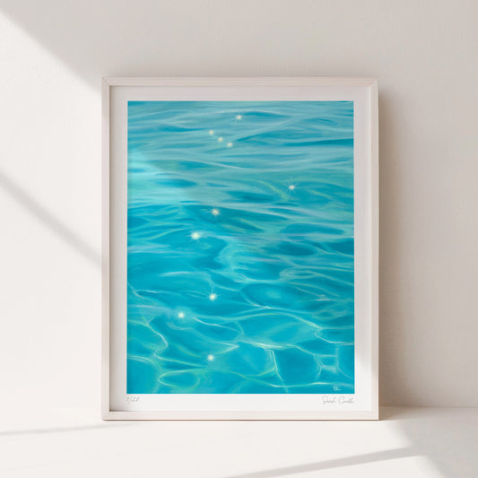 "Ocean’s Shimmer" Limited Edition Giclée Paper Print