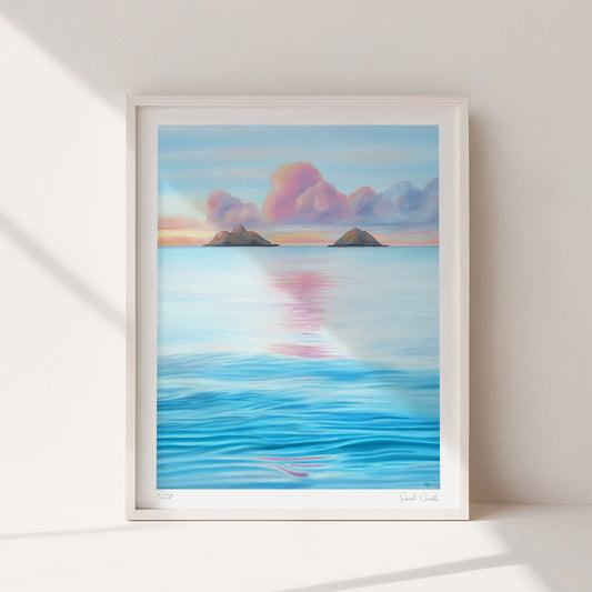 "Peaceful Moments at Lanikai" Limited Edition Giclée Paper Print