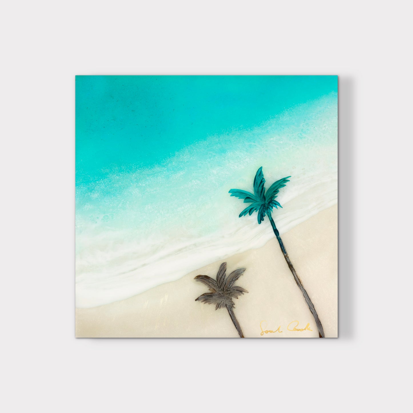 "Teal Paradise" Acrylic Print