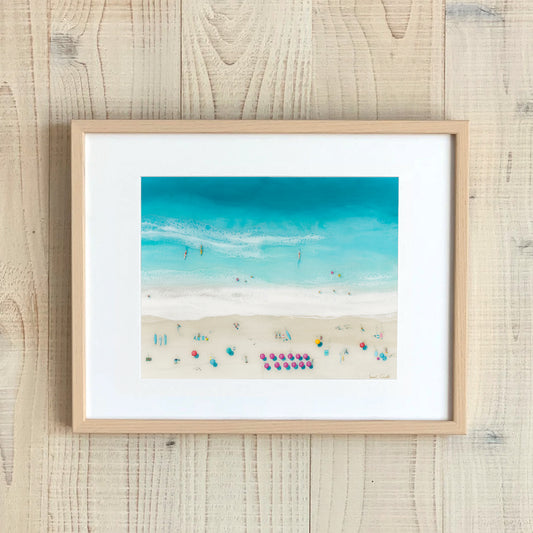 "Waikiki Beach" Matted Print