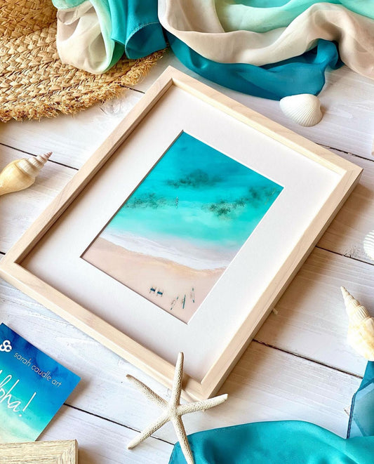 "Lanikai Beach" Matted Print
