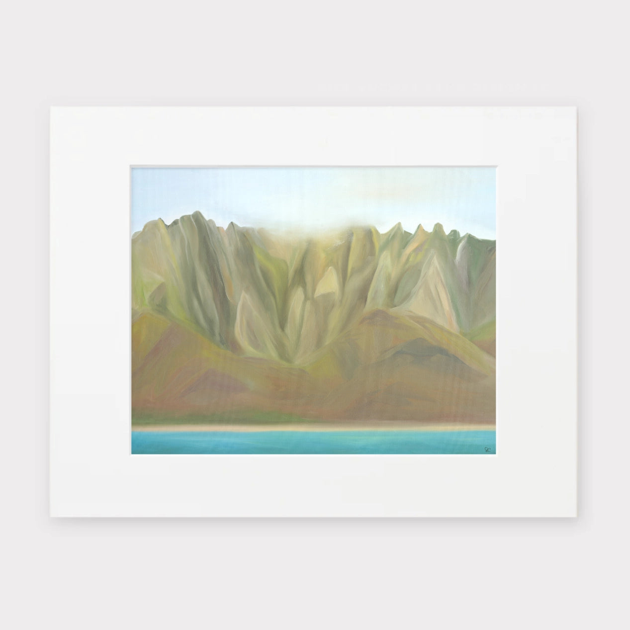 "Nā Pali Adventures" Matted Print