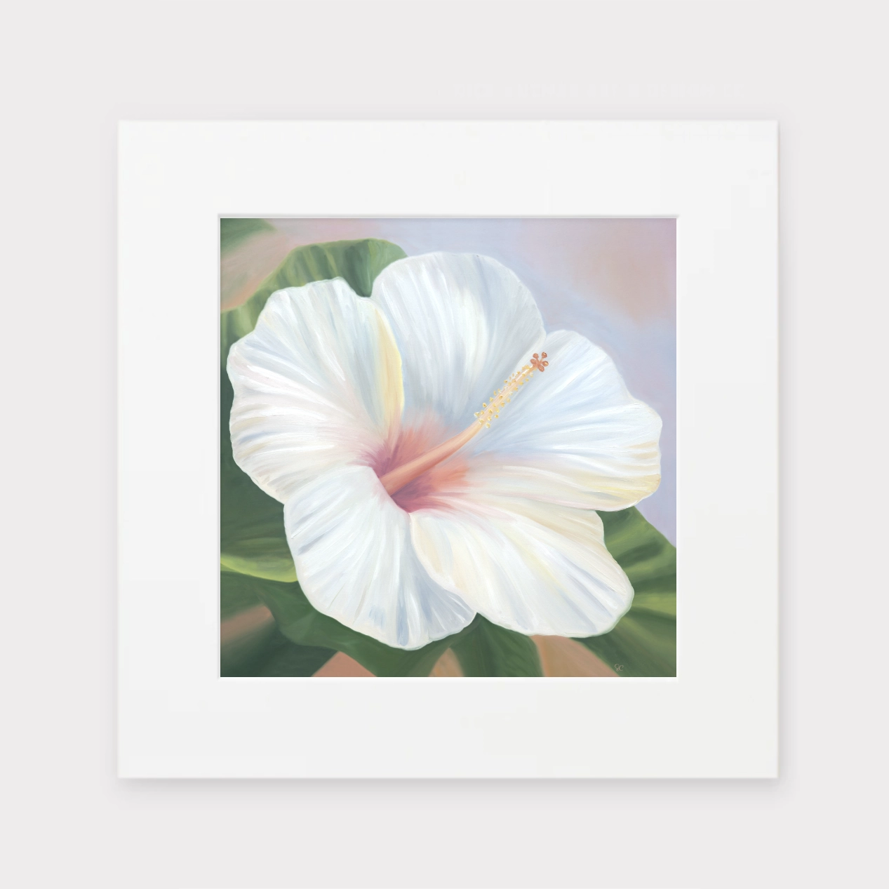 "Smile Today" Matted Print