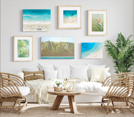 Transform Your Space: How to Create a Tropical-Themed Gallery Wall