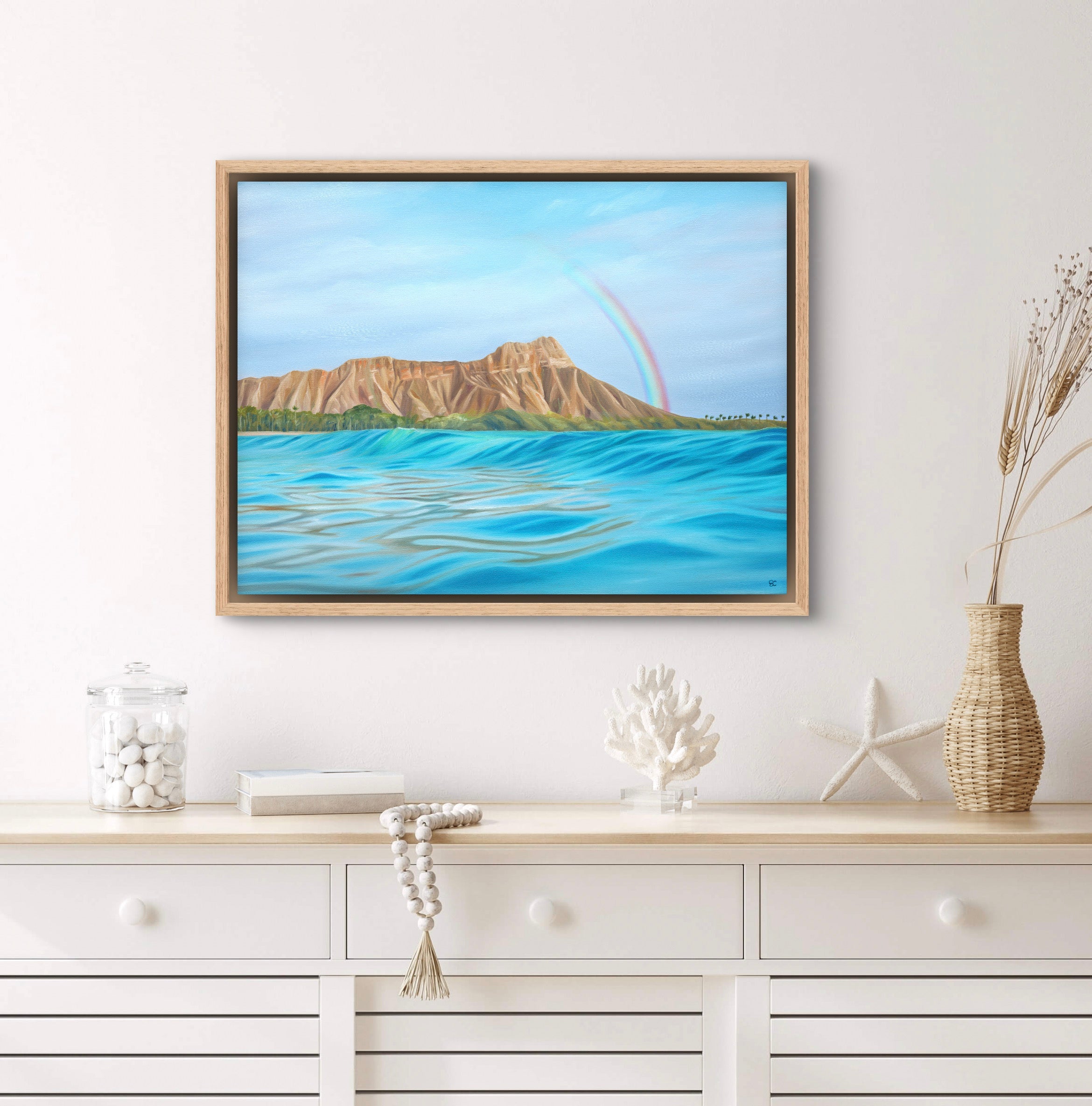 Sarah Caudle/サラガードル　アート Sarah Caudle / サラカードル】”Surf Life”Matted Prints