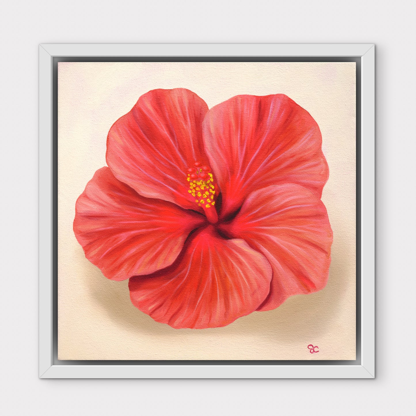 "Hibiscus No. 1" Canvas Print