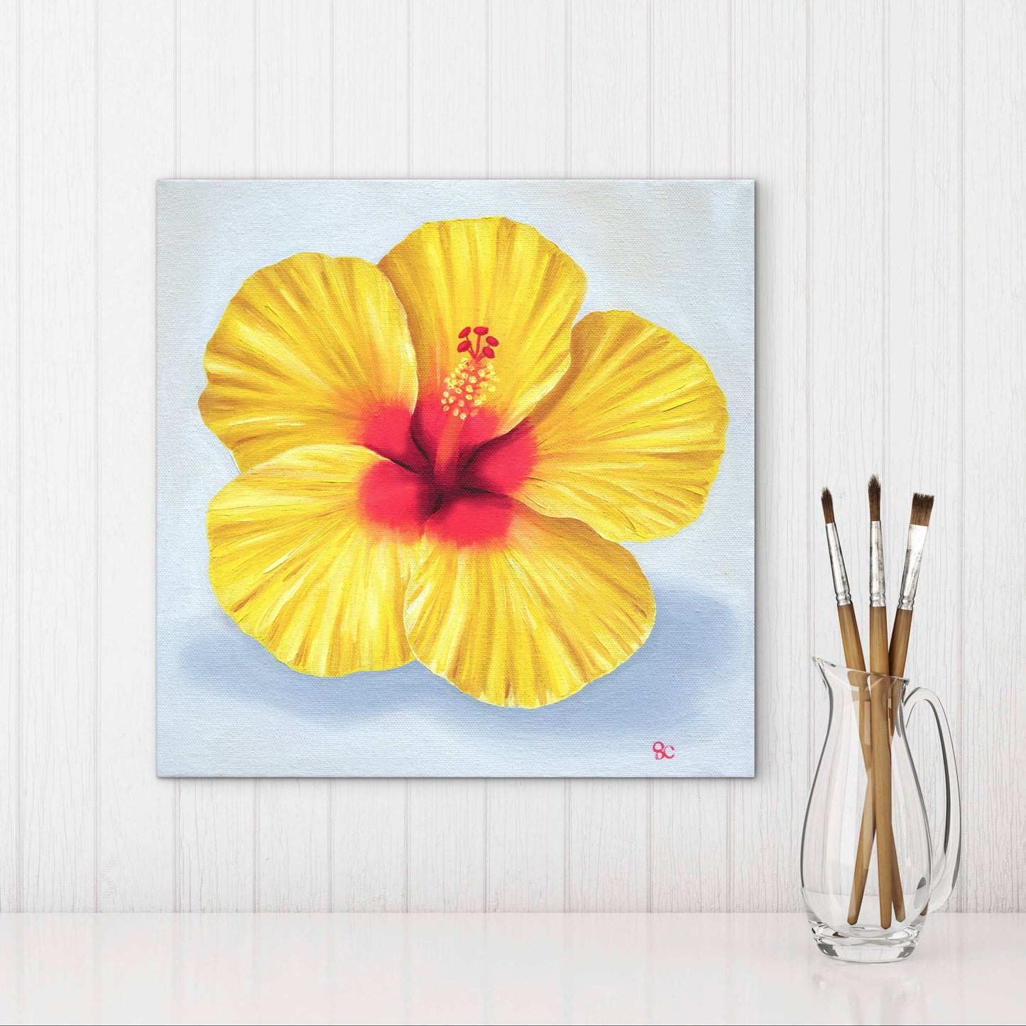 "Hibiscus No. 3" Canvas Print