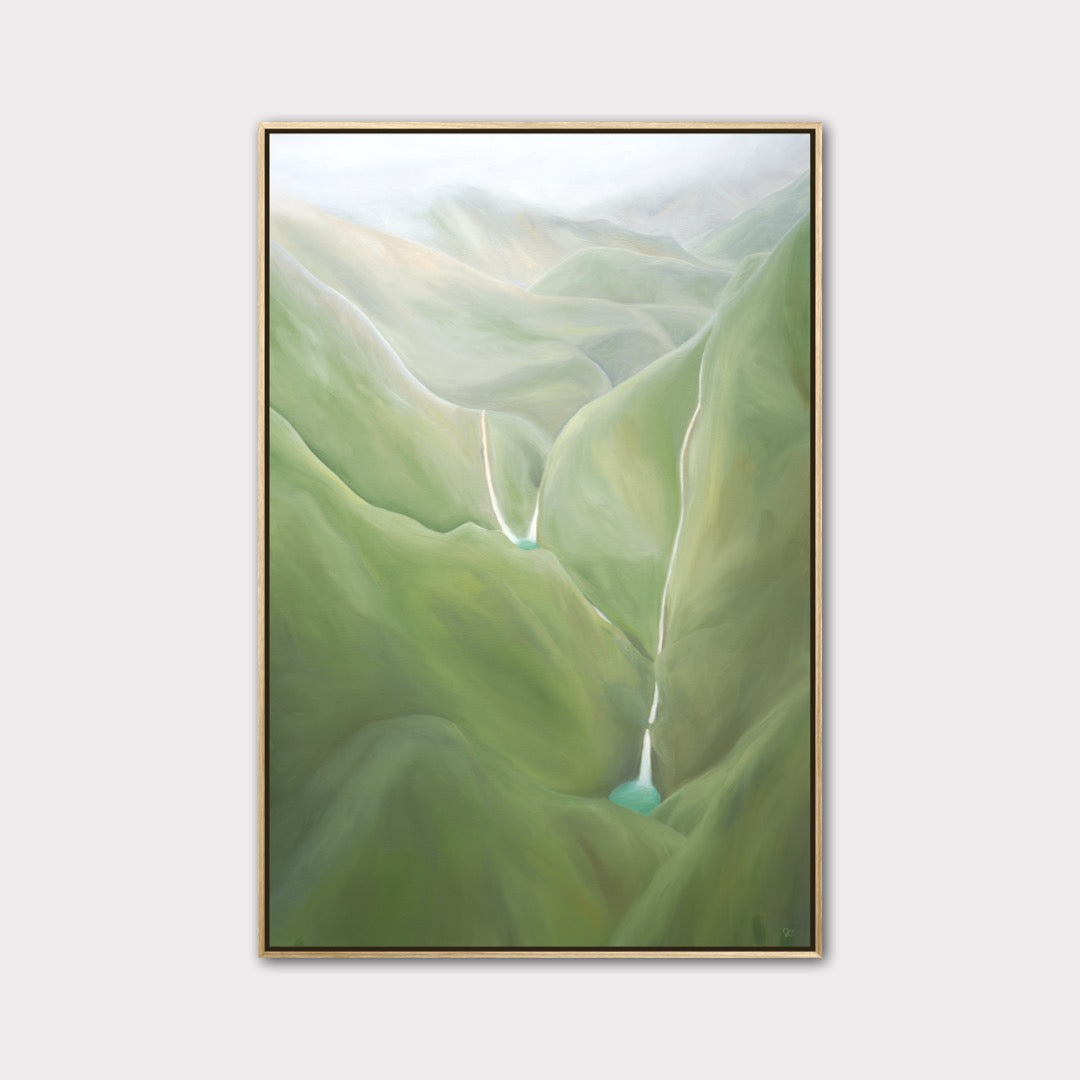 "Aloha Within" Original Oil Painting - Framed