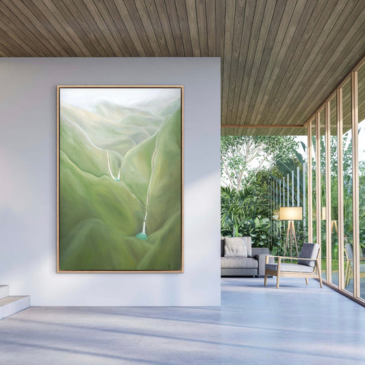 "Aloha Within" Original Oil Painting - Framed