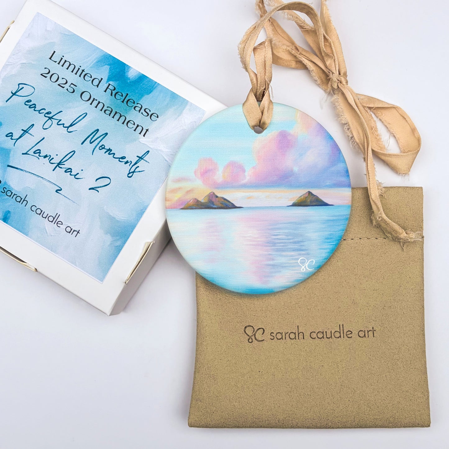 Limited Release 2025 Ornament: Peaceful Moments at Lanikai 2