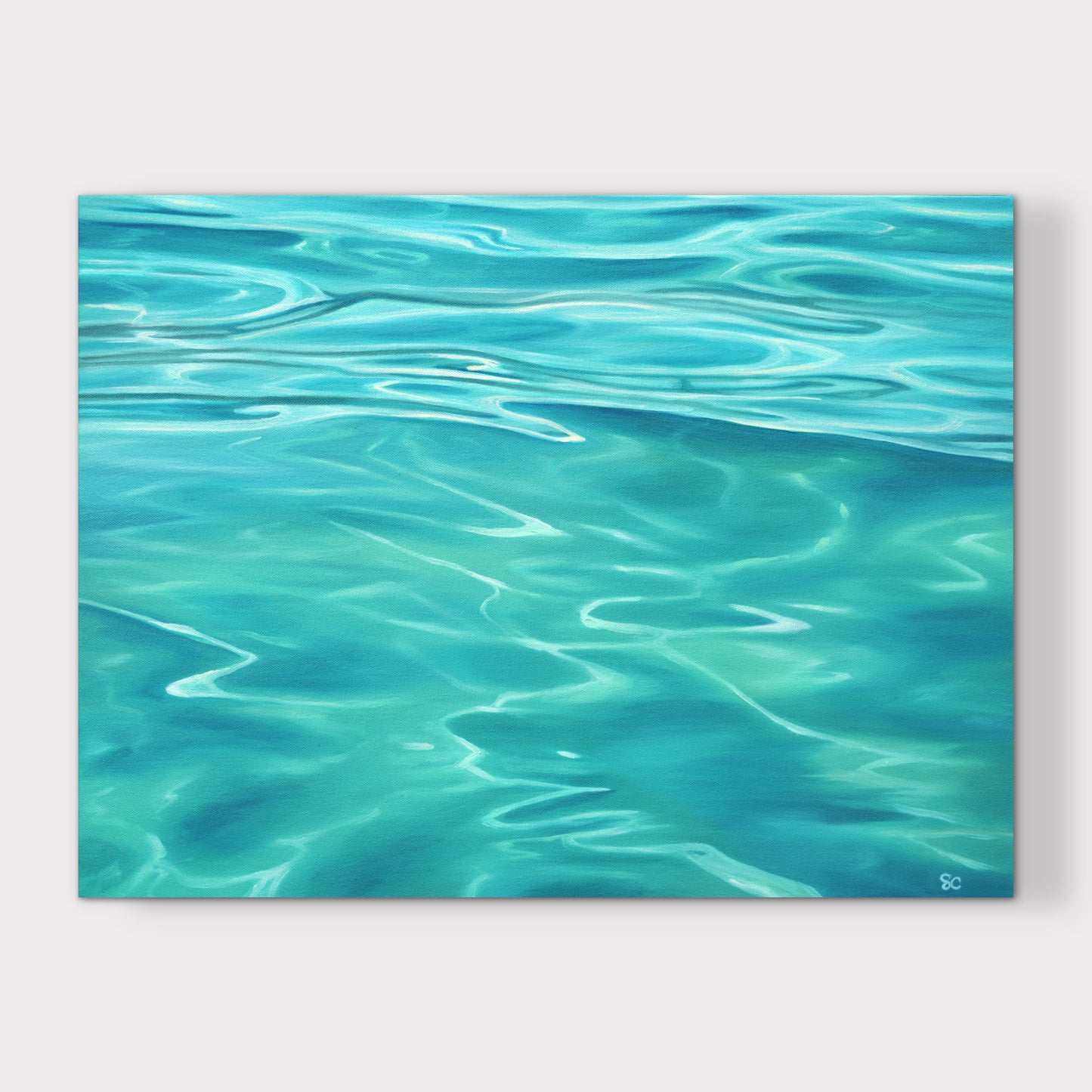 "Tranquil Depths" Original Oil Painting