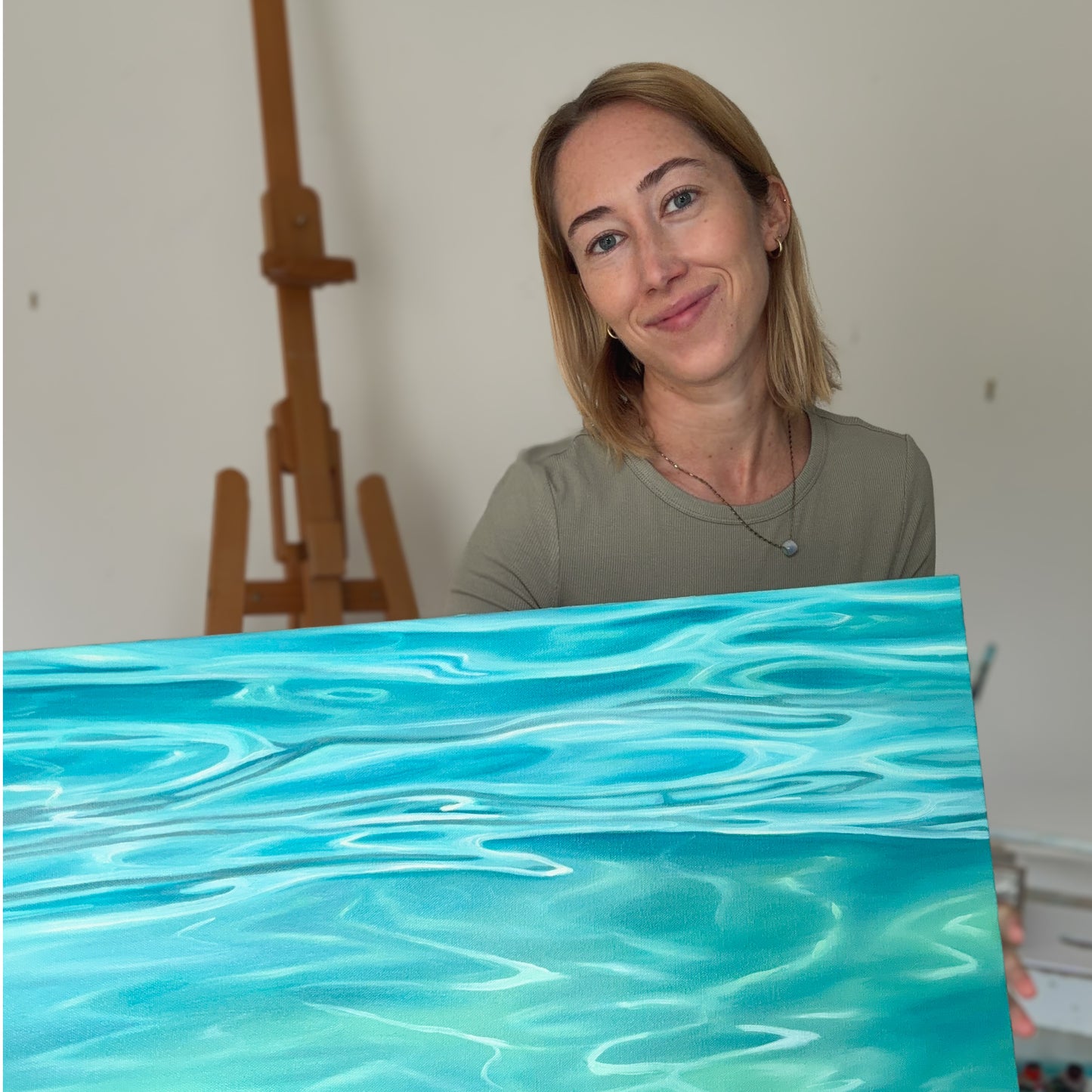 "Tranquil Depths" Original Oil Painting