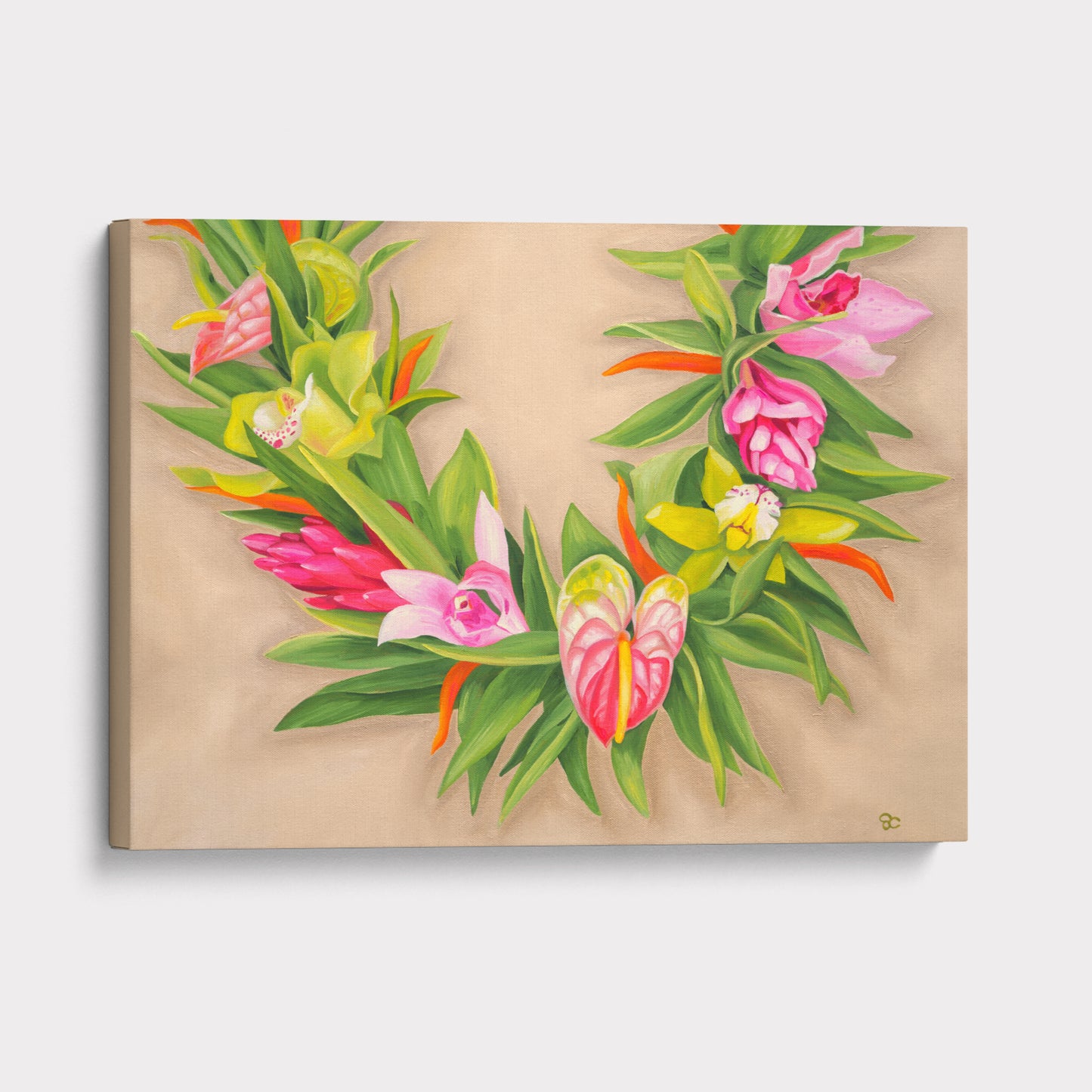 "Tropical Embrace" Canvas Print