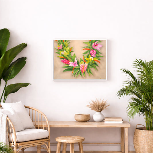 "Tropical Embrace" Canvas Print