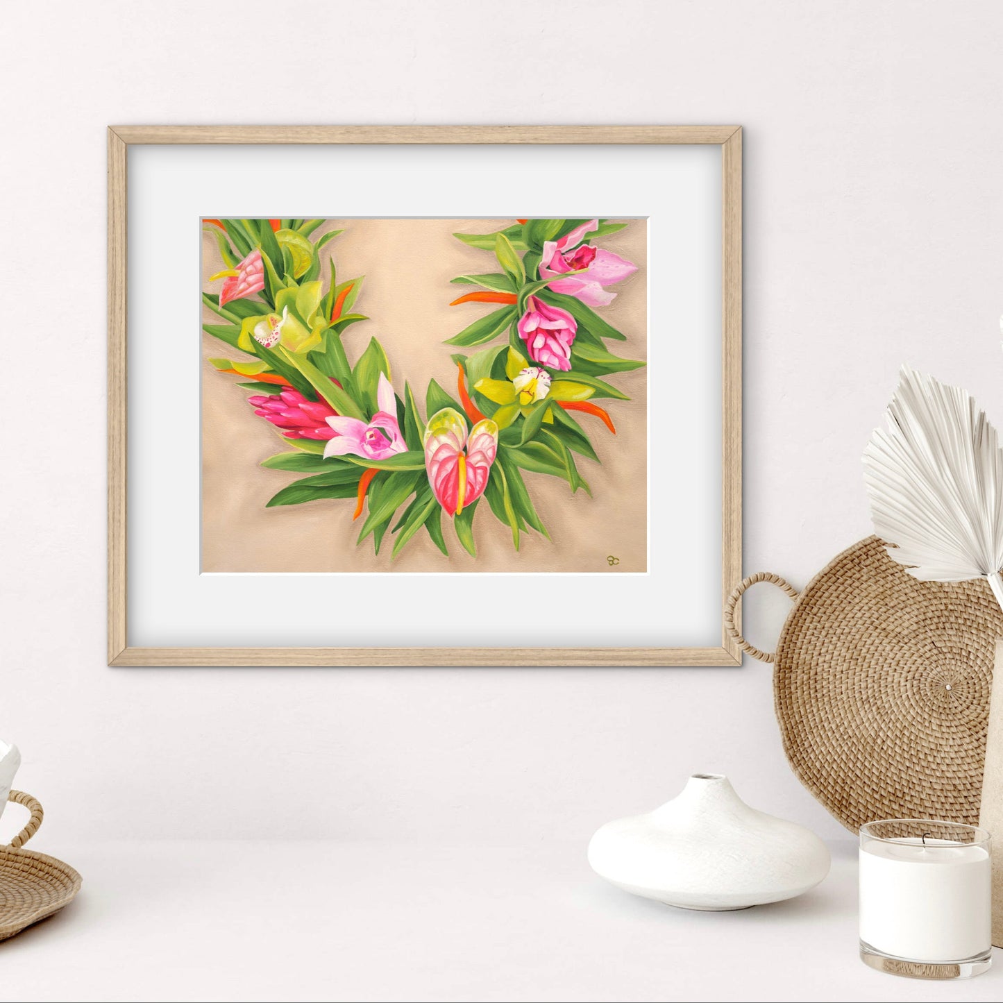 "Tropical Embrace" Matted Print