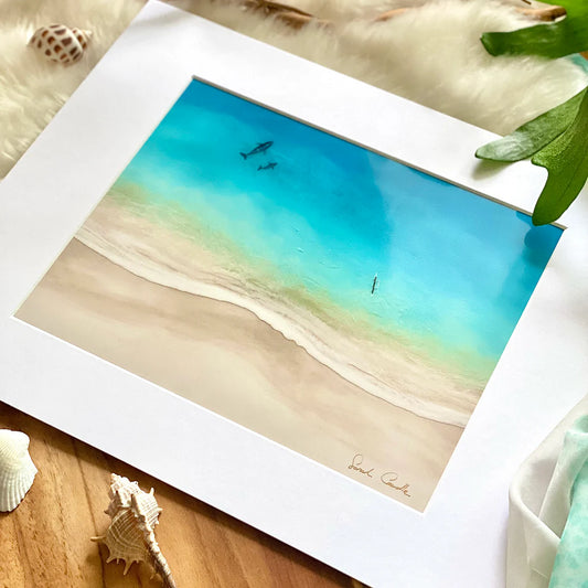 "Wailea" Matted Print