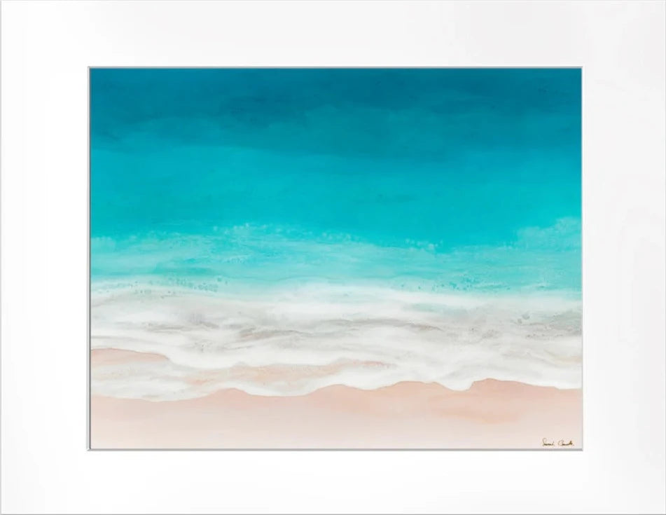 "Waves of Happiness" Matted Print