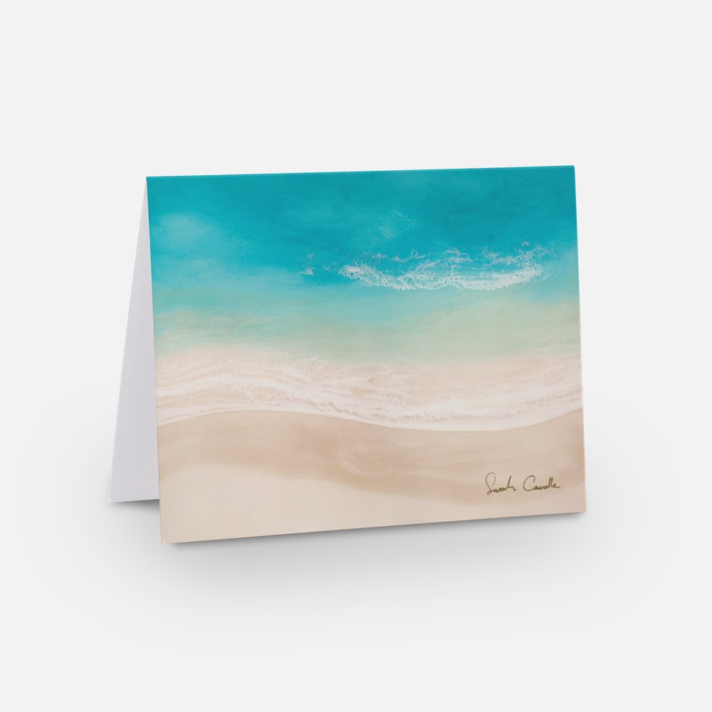 Greeting Card Set of 5: Resin Art