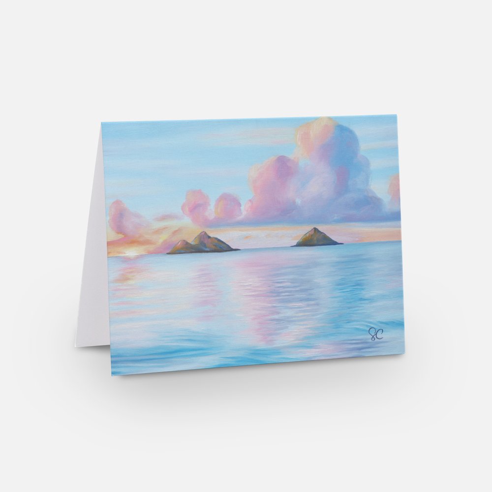 Greeting Card Set of 5: Live Aloha
