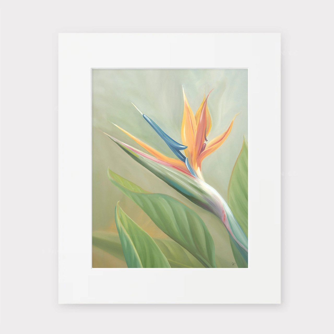 "Searching for Paradise" Matted Print