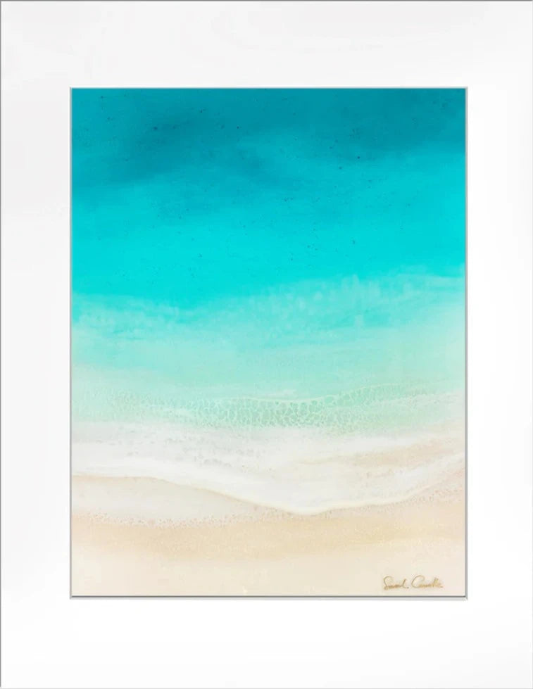 "Soothing Sea" Matted Print