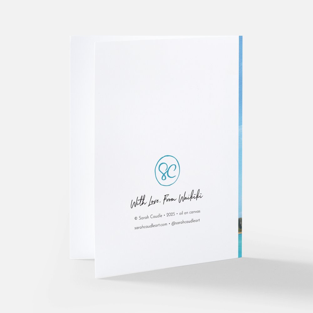 Greeting Card Set of 5: Live Aloha