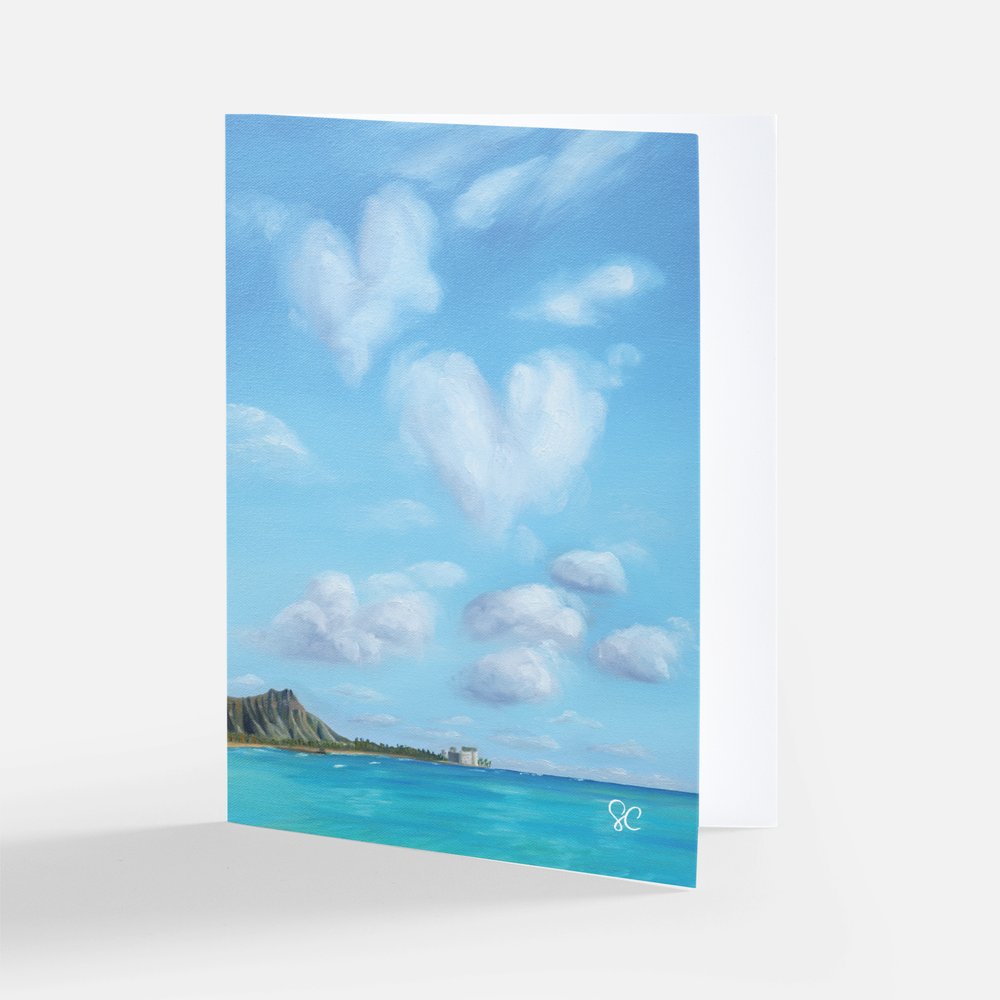 Greeting Card Set of 5: Live Aloha